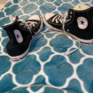 Black Converse gently used.